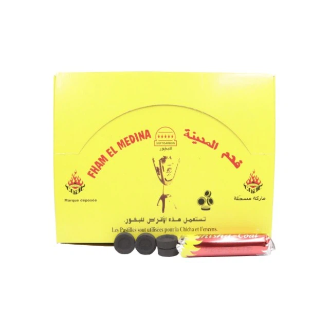 Libyan Quick Light 33mm Shisha Charcoal Chinese Manufacturer