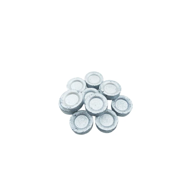 Round Silver Hookah Charcoal